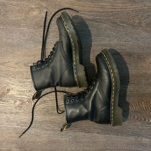 DR. MARTENS WOMEN'S NAPPA LEATHER LACE UP BOOTS